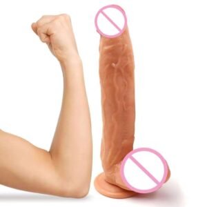 The 12-Inch Realistic Silicone Dildo