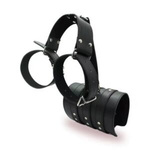 Leather Arm Binder Restraint with Adjustable Buckles