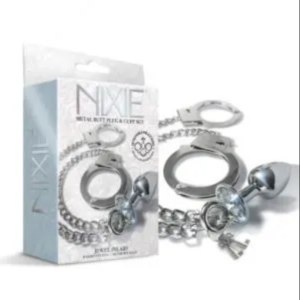 Nixie Silver Metal Plug & Cuff Set