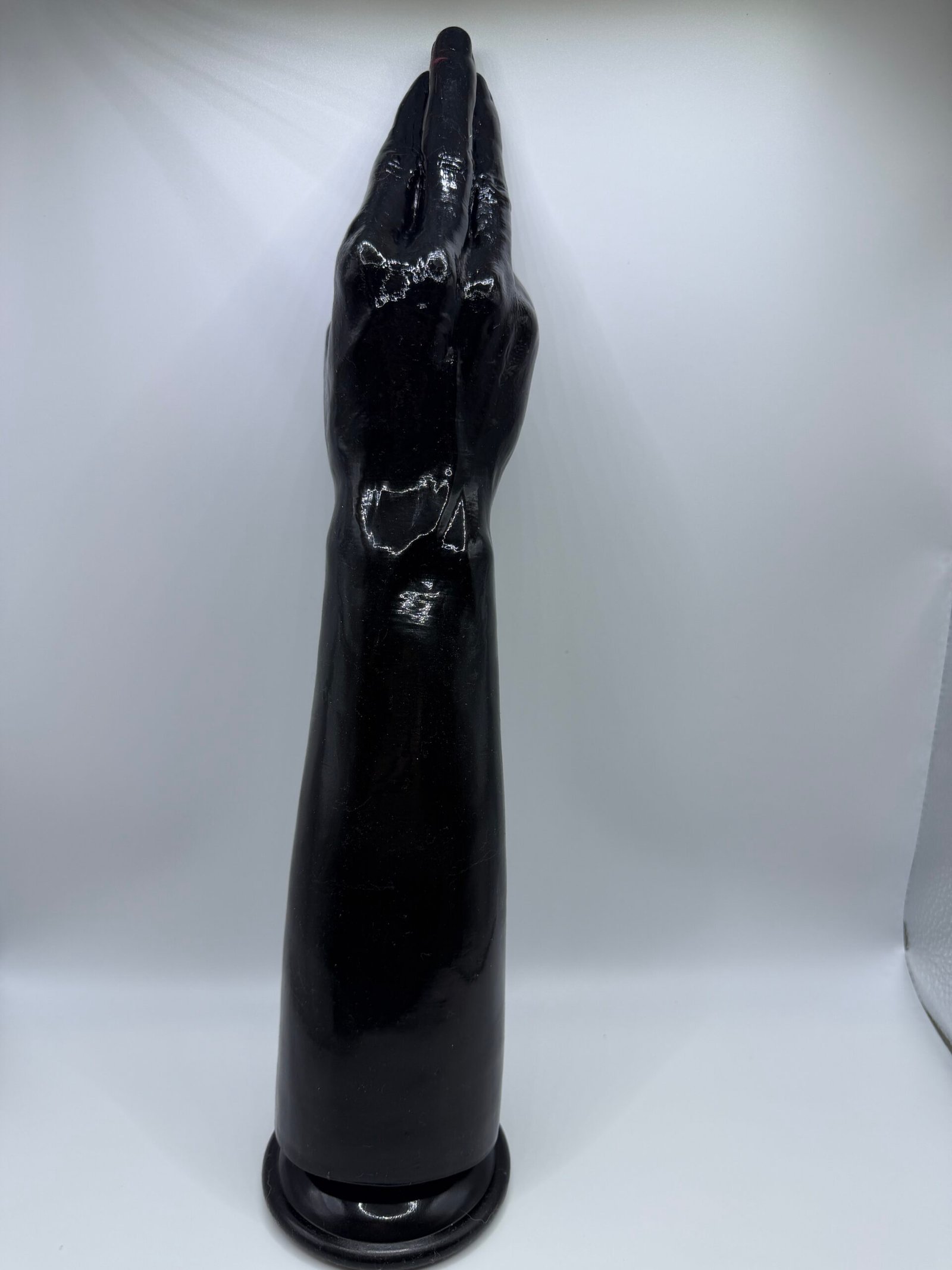 Realistic hand shaped dildo with strong suction cup base