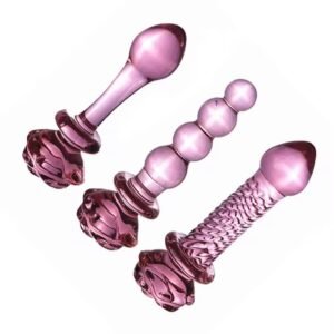 Rose Stem Glass Plug & Dildo Collection