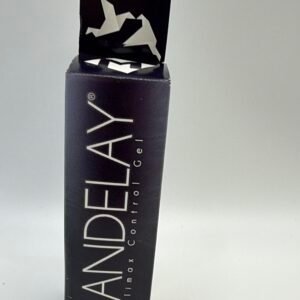 Mandelay Climax Control Gel in a 1.0 oz tube, a premium male genital desensitizer featuring 7.5% Benzocaine to help prolong performance